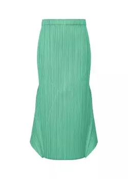 Юбка thicker bottoms 2 Pleats Please Issey Miyake, зеленый