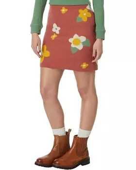 Юбка Toad&Co Merino Heartfelt Sweater Skirt, цвет Sundown Flowers Skirt