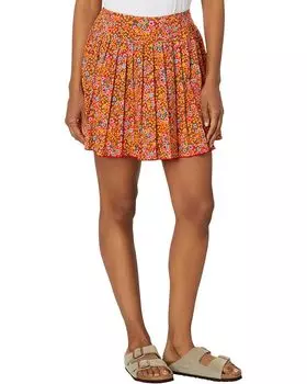 Юбка Toad&Co Sunkissed Pleated Skort, цвет Taffy Micro Floral Print
