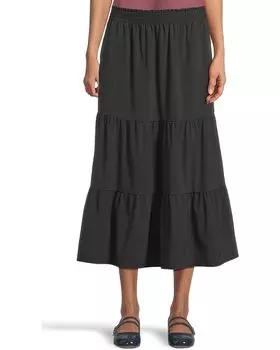 Юбка Toad&Co Sunkissed Tiered Midi Skirt, черный