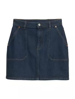 Юбка TOM TAILOR DENIM, синий деним