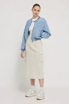 Юбка Tommy Jeans, бежевый