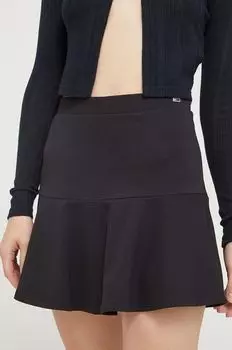 Юбка Tommy Jeans, черный