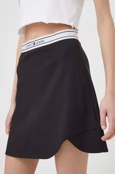 Юбка Tommy Jeans, черный