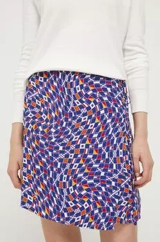 Юбка Tommy Jeans, темно-синий