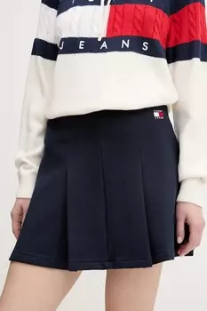 Юбка Tommy Jeans, темно-синий
