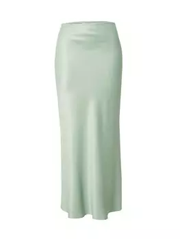 Юбка TOPSHOP Bias, зеленый