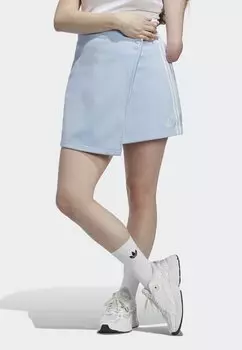 Юбка-трапеция adidas Originals, синий