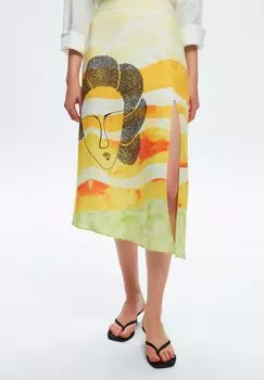 Юбка-трапеция adL, желтый