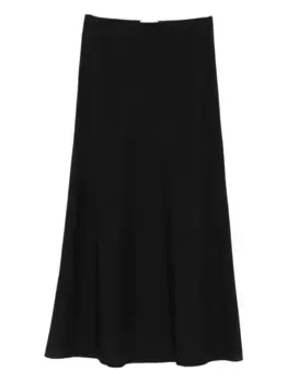 Юбка-трапеция Alberta Ferretti, черный