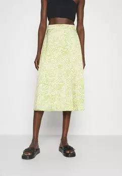 Юбка-трапеция Bruuns Bazaar, зеленый