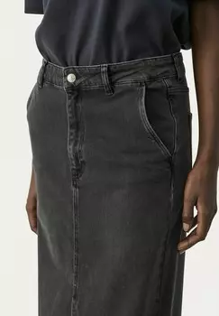 Юбка-трапеция CALIAH SK Part Two, цвет Washed Black Denim