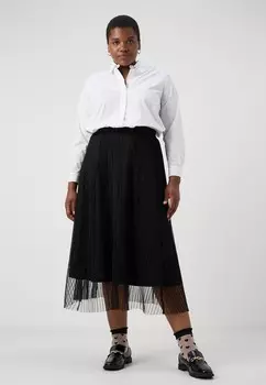 Юбка-трапеция CARLAVINE ELASTIC SKIRT ONLY Carmakoma, черный