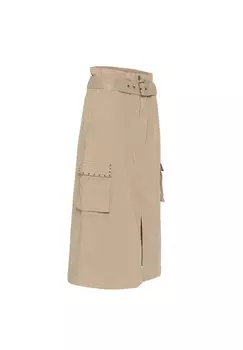 Юбка-трапеция CULTURE CURACY BRITA SKIRT Culture, серый