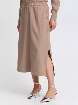 Юбка-Трапеция длиной мммидде B.Young, бежевый