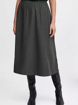 Юбка-Трапеция длиной мммидде B.Young, серый