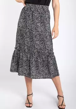 Юбка-трапеция GINI LONDON, черный