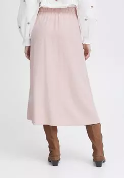 Юбка-трапеция Irleono Sk Atelier Rve, серебристо-розовая