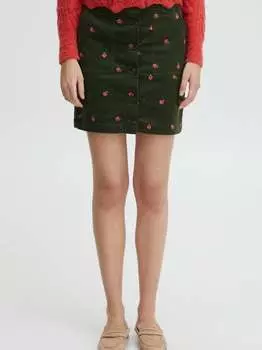 Юбка-Трапеция ирлён Atelier Rve, зеленый