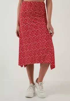 Юбка-трапеция LELA, красный