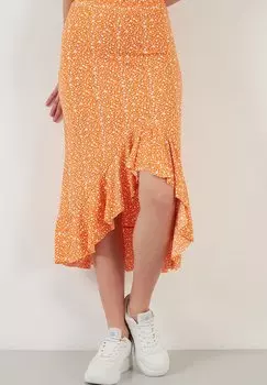 Юбка-трапеция LELA, оранжевый