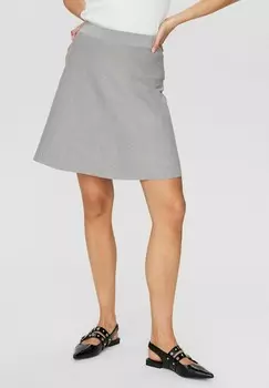 Юбка-трапеция NULILYPILLY Nmph, серый