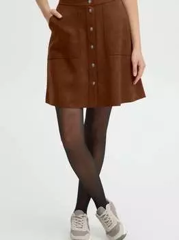 Юбка-Трапеция Oxmo, коричневый