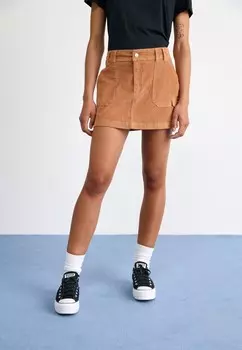 Юбка-трапеция ROLL WITH IT Roxy, коричневый