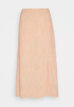 Юбка-трапеция Skirt Esprit, ярко-оранжевая