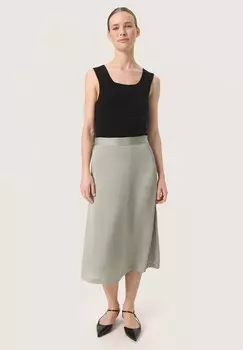 Юбка-трапеция Soaked in Luxury, светло-зеленый