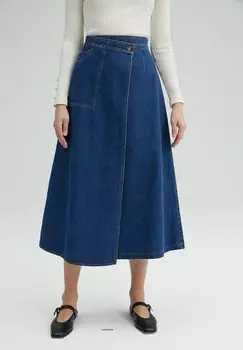 Юбка-трапеция Touch Priv, синий