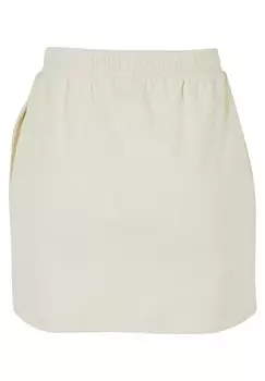 Юбка-трапеция Towel Urban Classics, бледно-белая