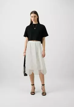 Юбка-трапеция WOVEN SKIRT TWINSET, белый