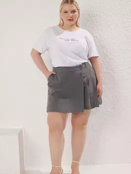 Юбка Trendyol Curve, антрацит