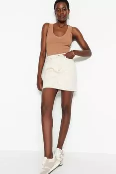 Юбка TRENDYOLMLLA, экру