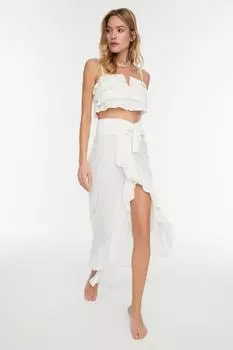 Юбка TRENDYOLMLLA, экру