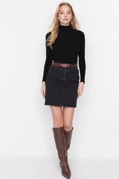 Юбка TRENDYOLMLLA, черный