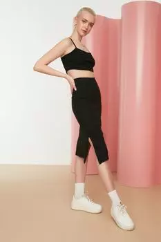 Юбка TRENDYOLMLLA, черный