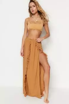 Юбка TRENDYOLMLLA, кэмел