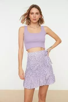 Юбка TRENDYOLMLLA, сиреневый