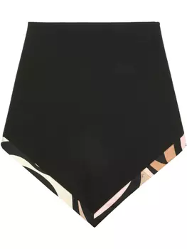 Юбка-треугольник PUCCI средней длины, черный