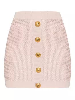 Юбка трикотажная Balmain, розовый