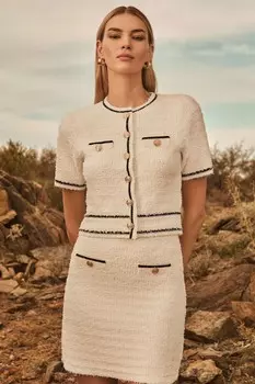 Юбка трикотажная Марго Forever New, белый