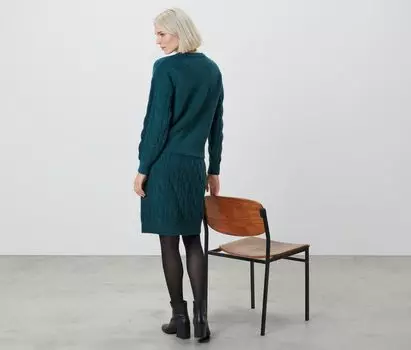 Юбка трикотажная Tchibo, бензиновый пятнистый