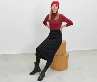 Юбка трикотажная Tchibo, черный