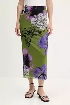 Юбка TULLEFLOWERS Desigual, зеленый