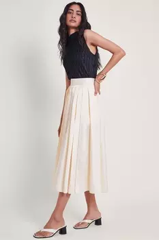 Юбка Tully из тафты Monsoon, бежевый