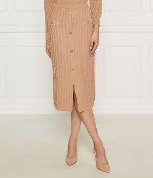 Юбка TWINSET, бежевый