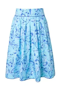 Юбка Ulla Popken, цвет Aqua/Royal blue