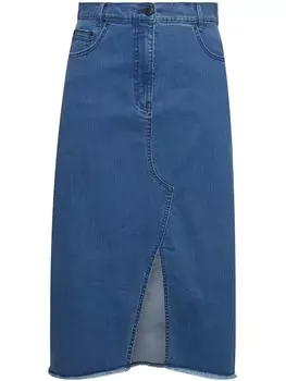 Юбка Ulla Popken Jeans, цвет blue denim
